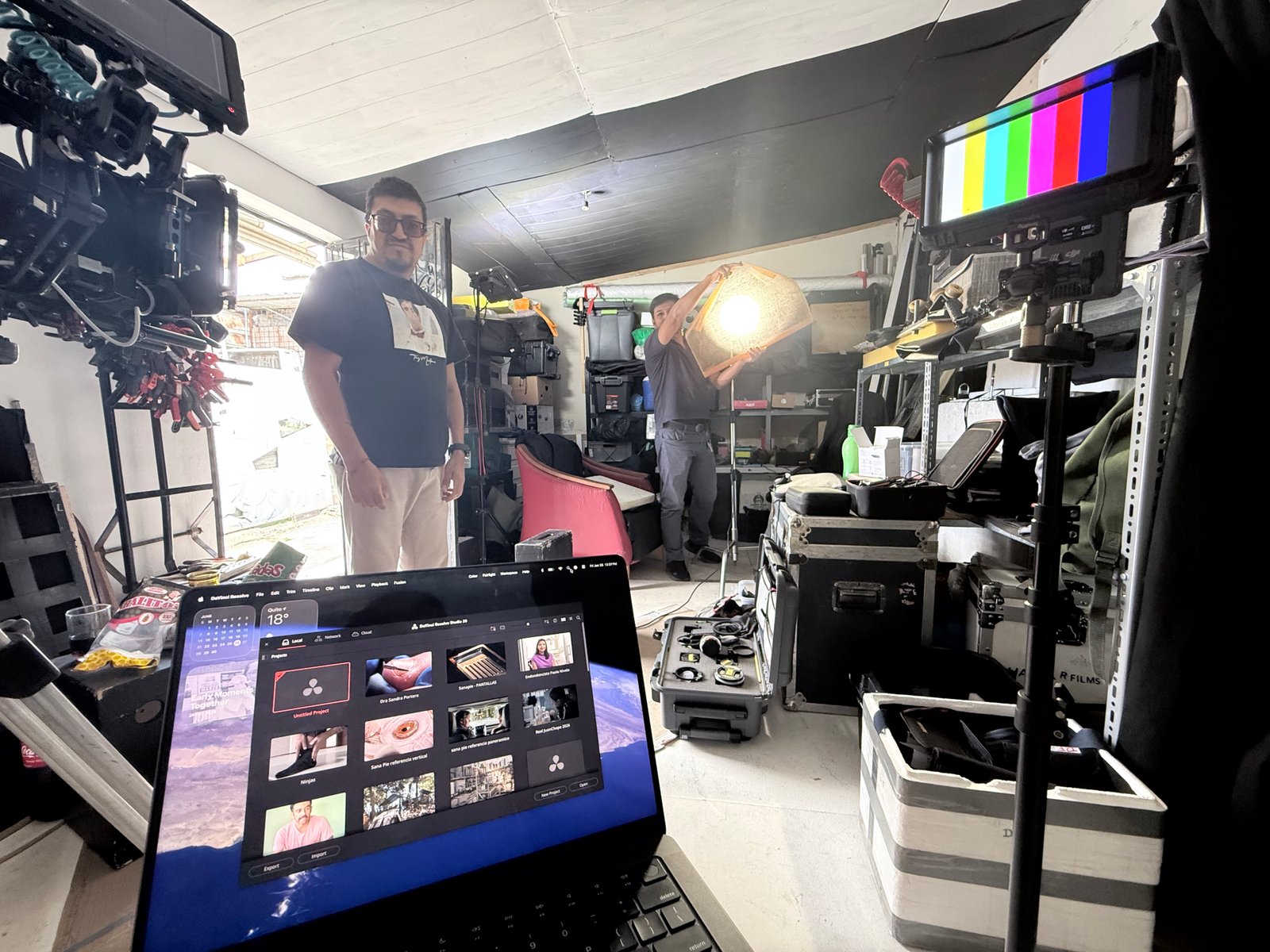 Making off — rodaje 4